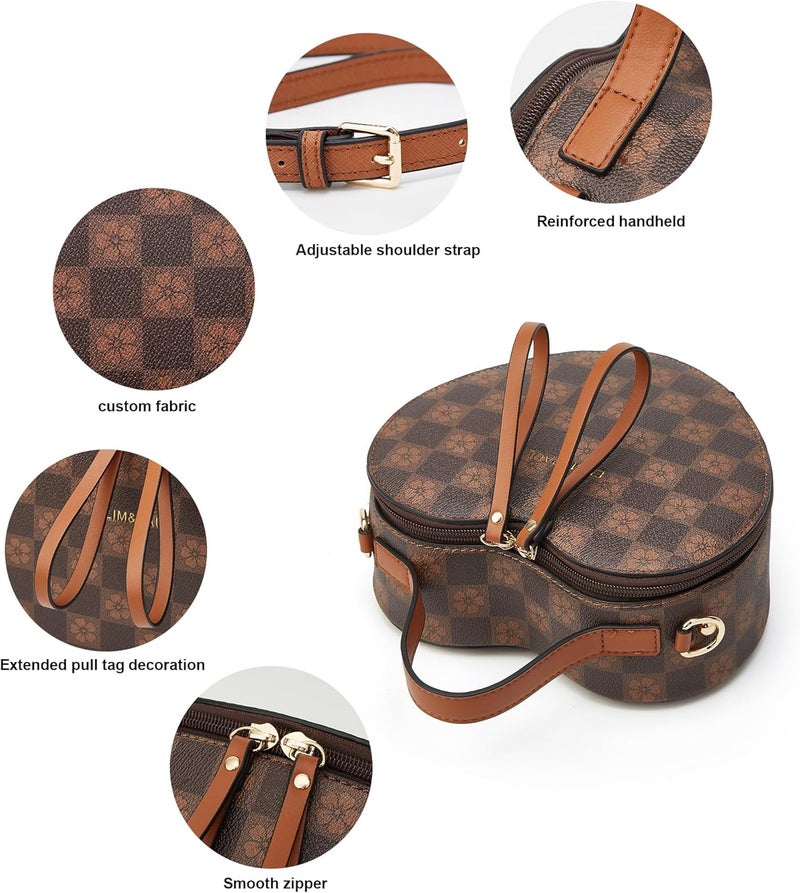 Makes Crossbody Purse for Women Small Crossbody Bags Trendy Vegan Leather with Adjustable Shoulder Straps Gift for Mother Wife Mom - Image 2